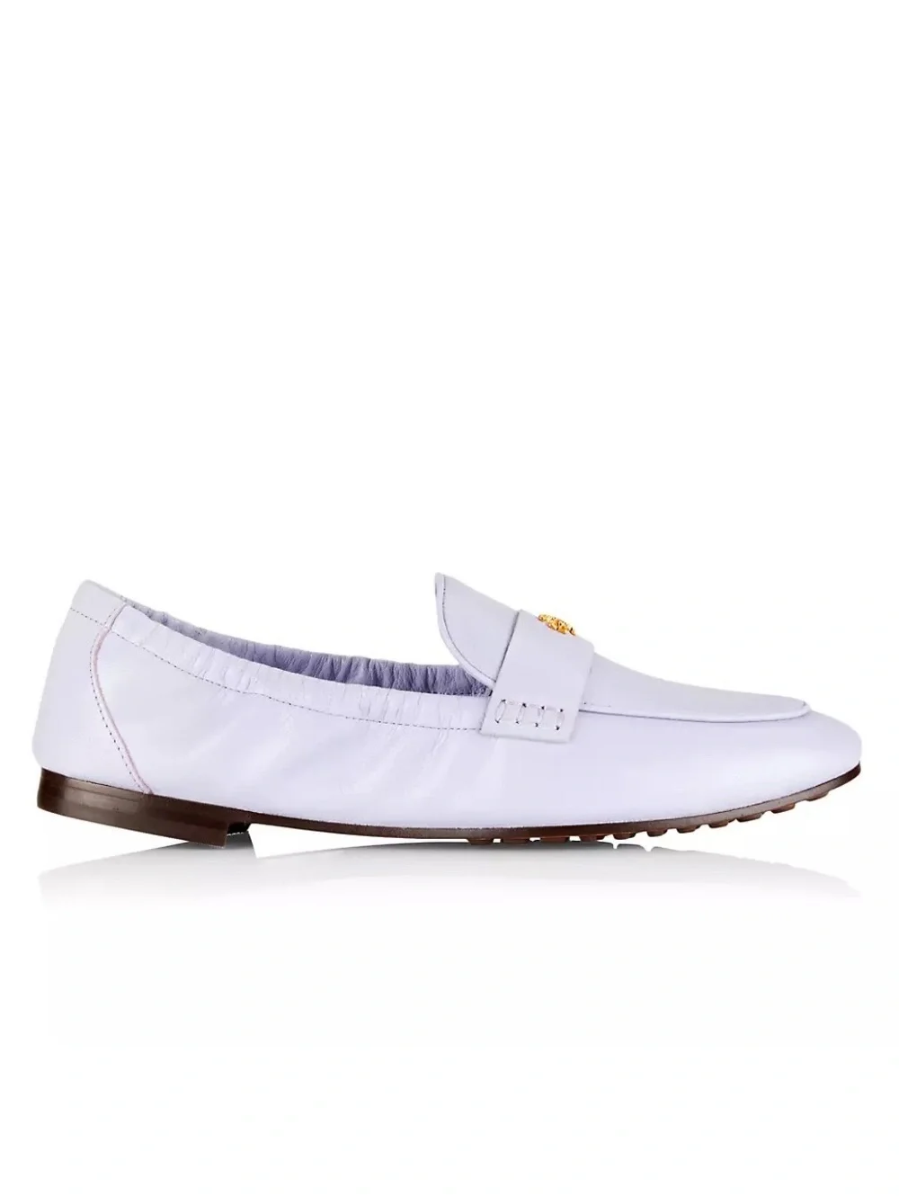 Tory Burch Ballet Leather Loafer in Lavender, NEW, Size 8